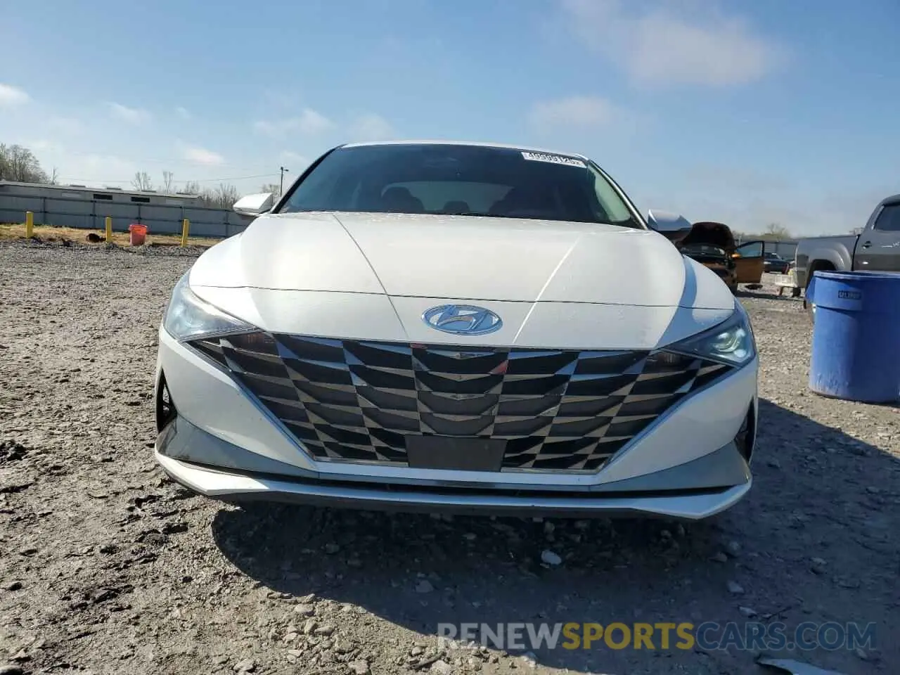 5 fotografías del automóvil dañado 5NPLN4AG0NH064079 HYUNDAI ELANTRA 2022