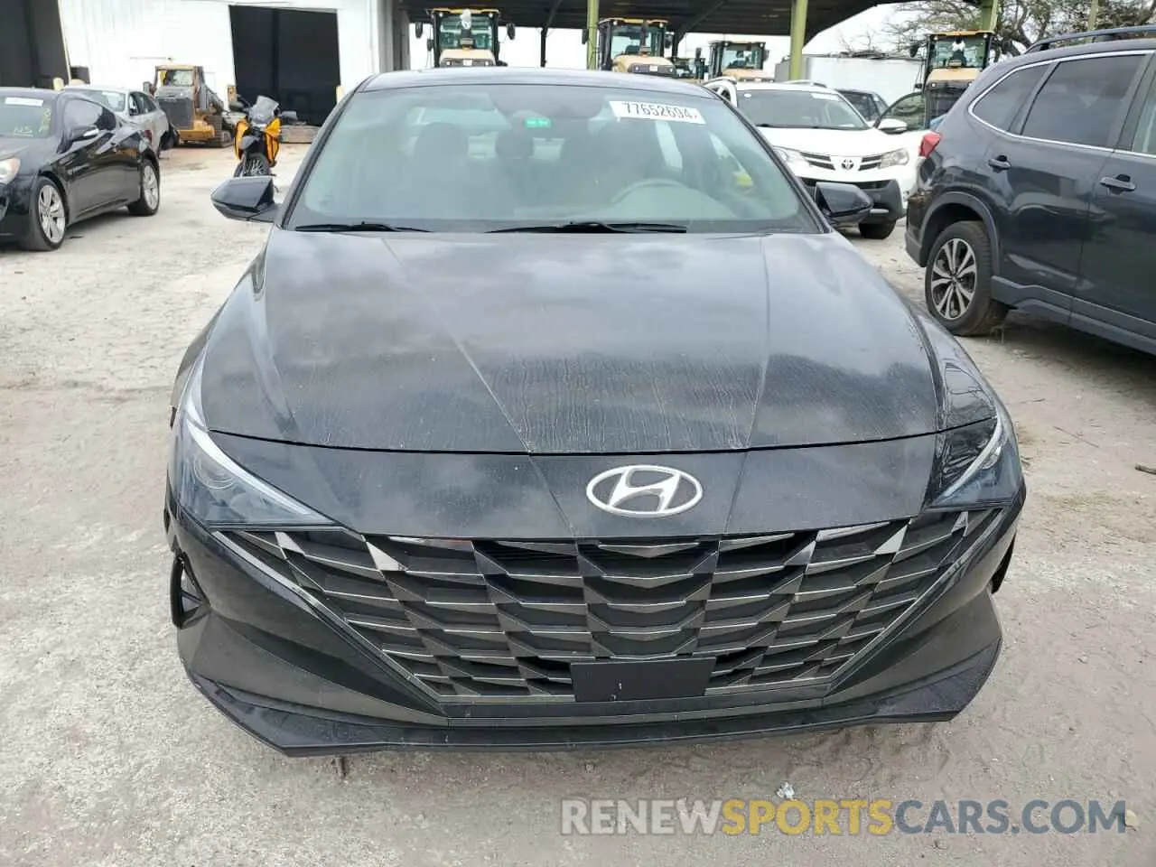 5 fotografías del automóvil dañado 5NPLN4AG0NH082923 HYUNDAI ELANTRA 2022