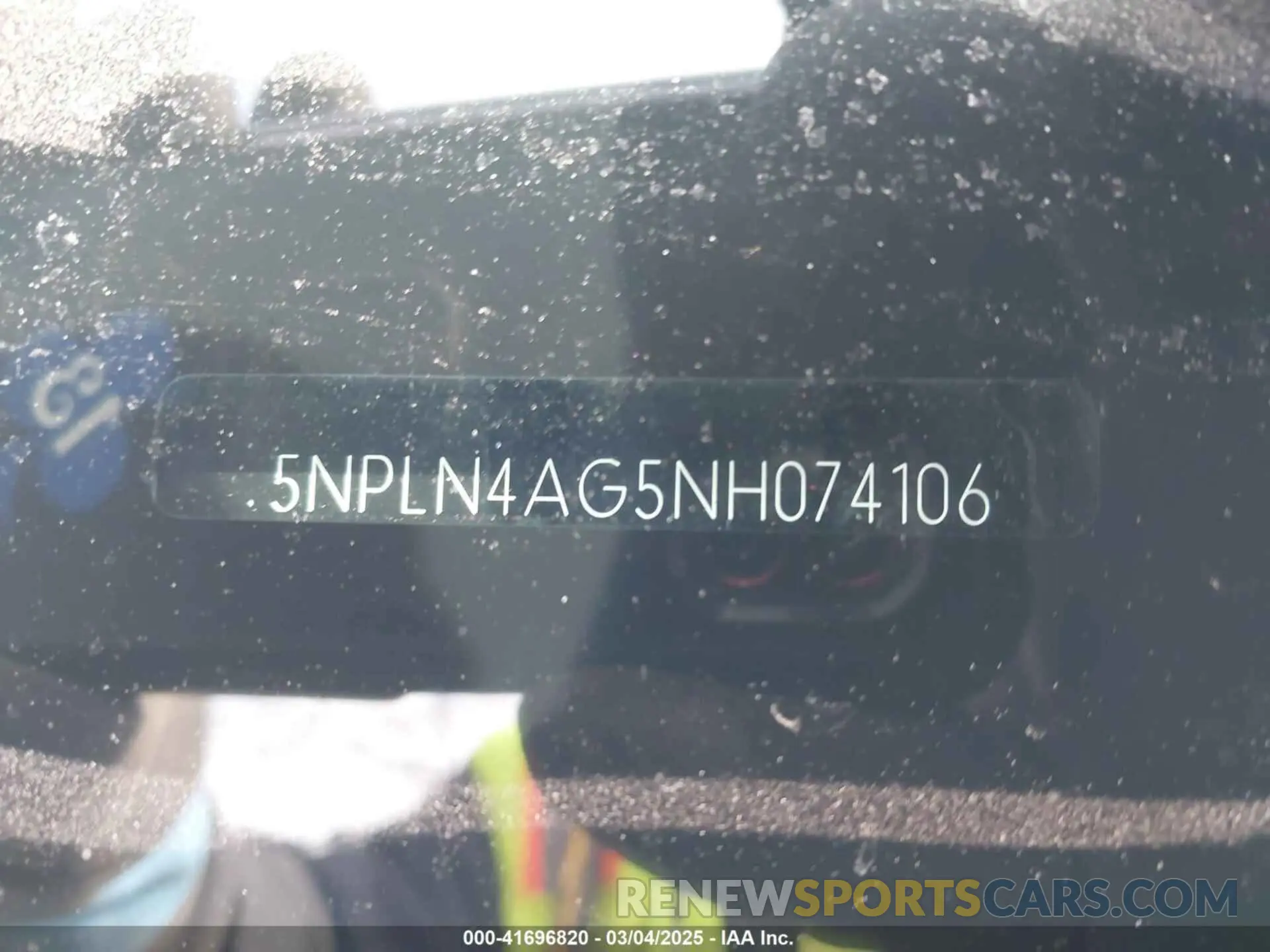 17 fotografías del automóvil dañado 5NPLN4AG5NH074106 HYUNDAI ELANTRA 2022