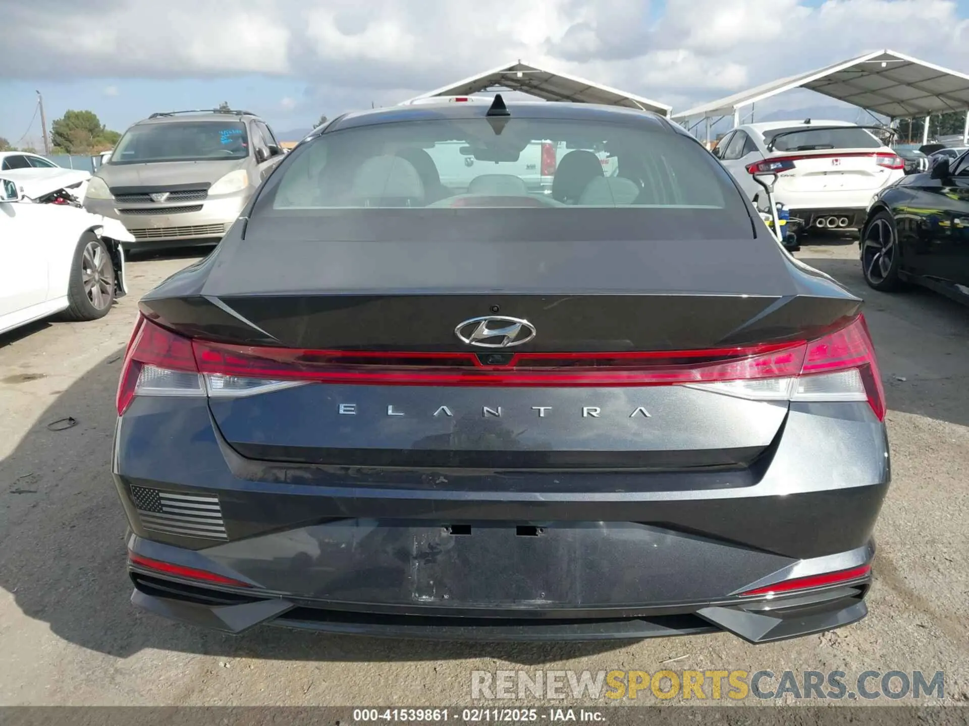 16 fotografías del automóvil dañado 5NPLN4AG8NH059342 HYUNDAI ELANTRA 2022