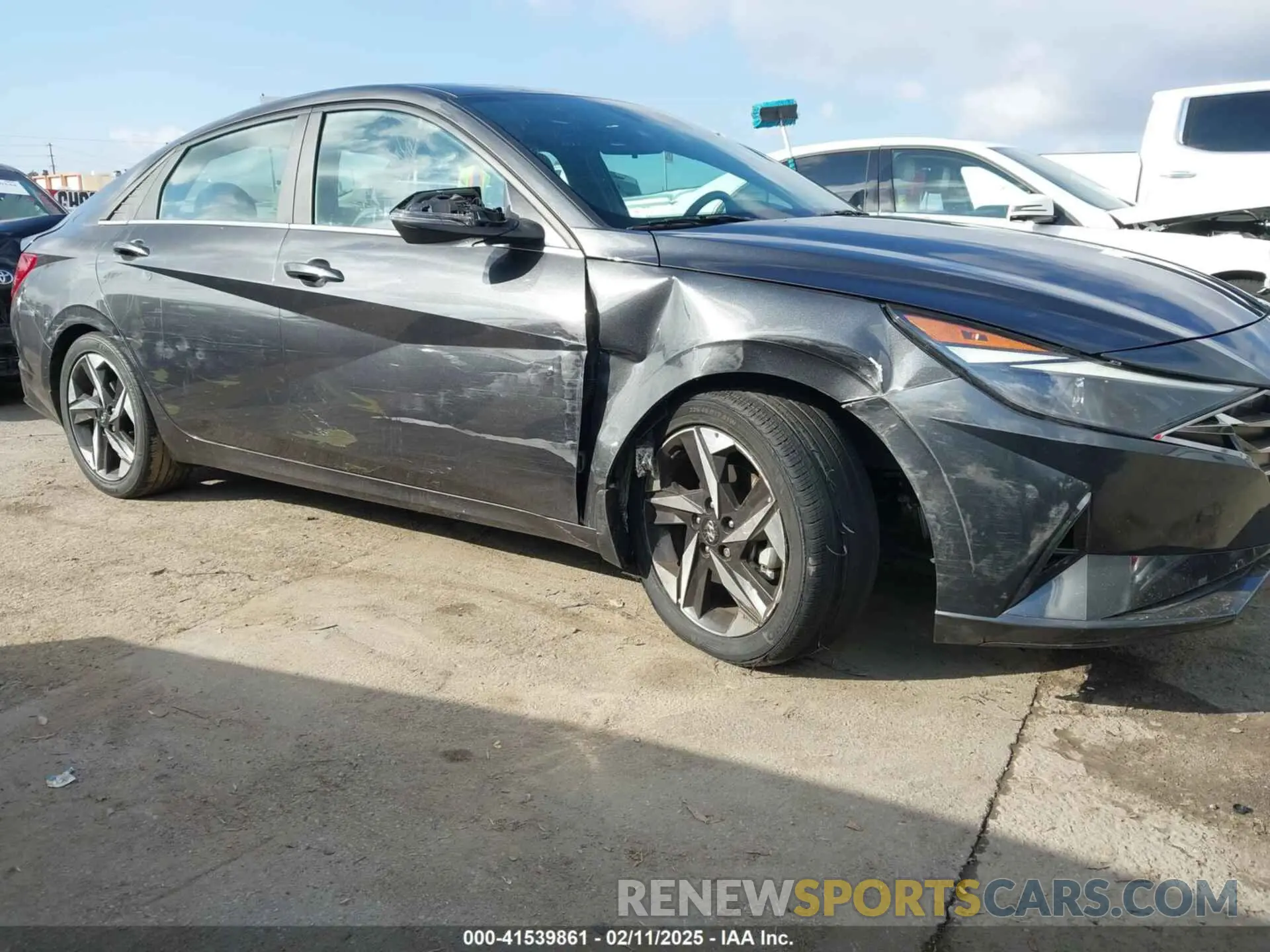 6 fotografías del automóvil dañado 5NPLN4AG8NH059342 HYUNDAI ELANTRA 2022
