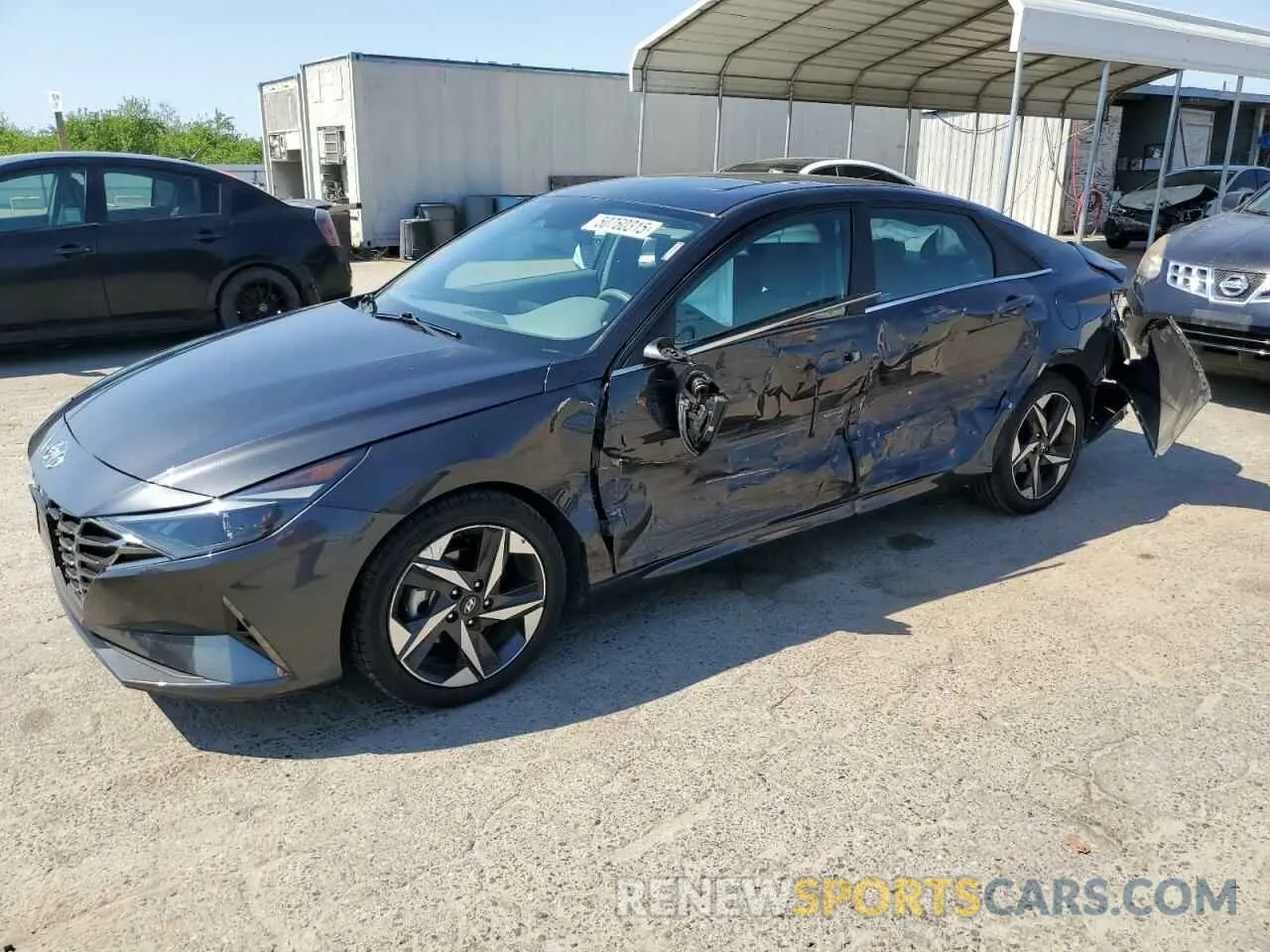 1 fotografías del automóvil dañado 5NPLN4AG9NH067871 HYUNDAI ELANTRA 2022