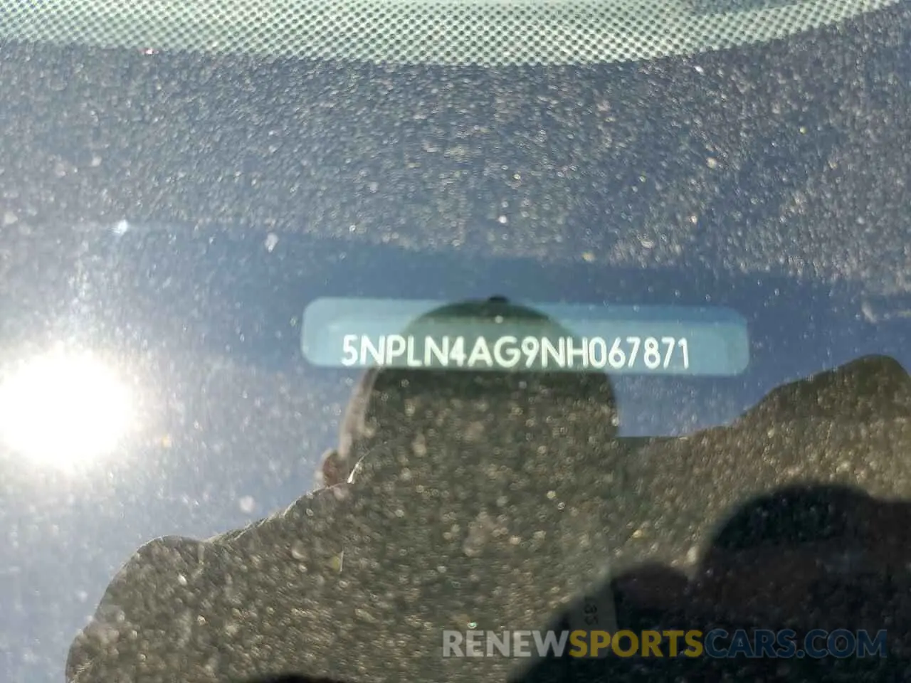 12 fotografías del automóvil dañado 5NPLN4AG9NH067871 HYUNDAI ELANTRA 2022