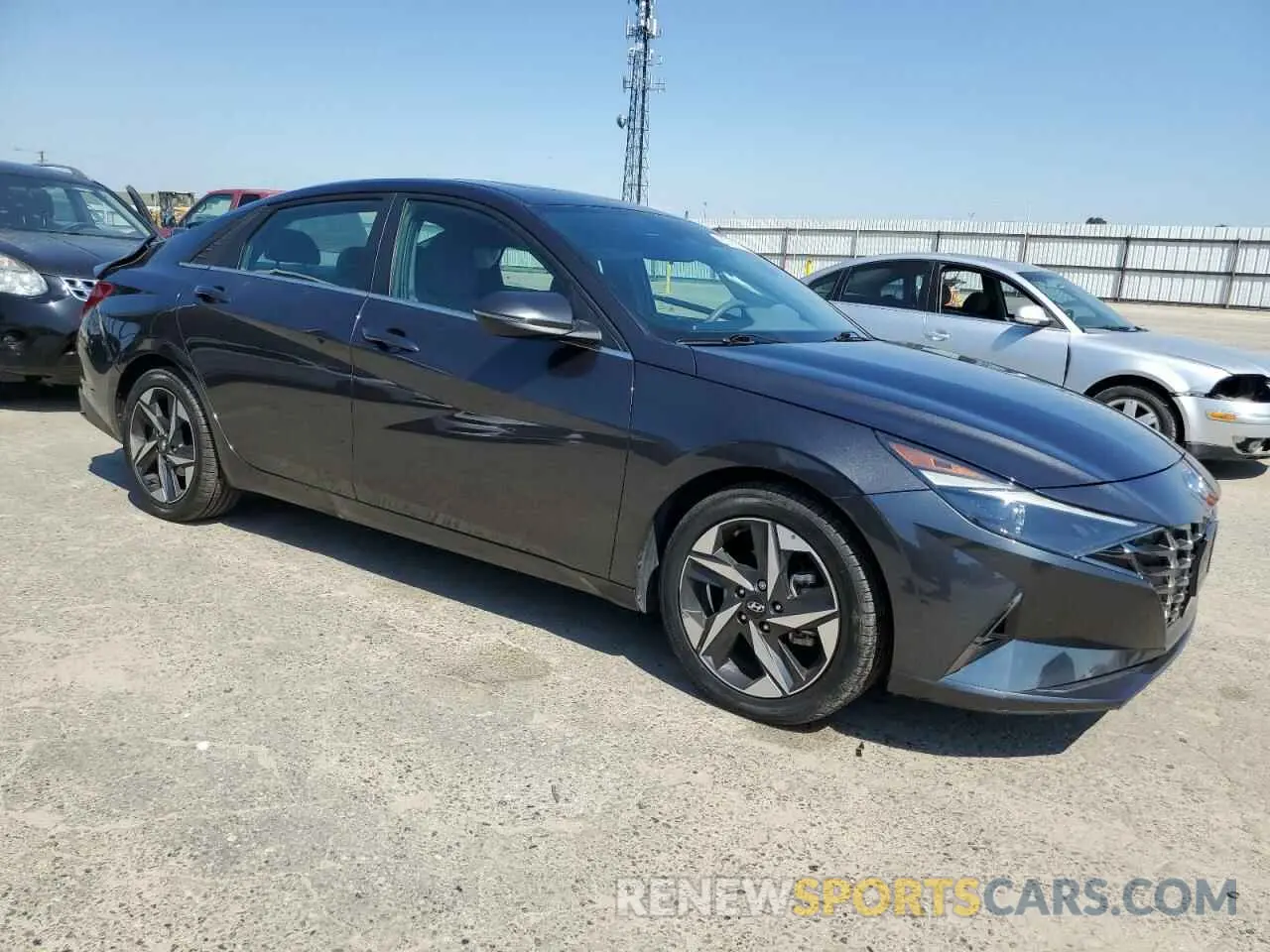 4 fotografías del automóvil dañado 5NPLN4AG9NH067871 HYUNDAI ELANTRA 2022