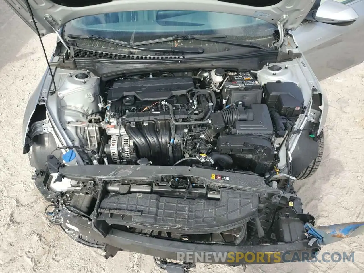 11 fotografías del automóvil dañado 5NPLN4AG9NH069250 HYUNDAI ELANTRA 2022