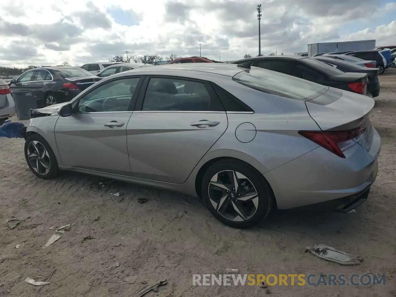 2 fotografías del automóvil dañado 5NPLN4AG9NH069250 HYUNDAI ELANTRA 2022