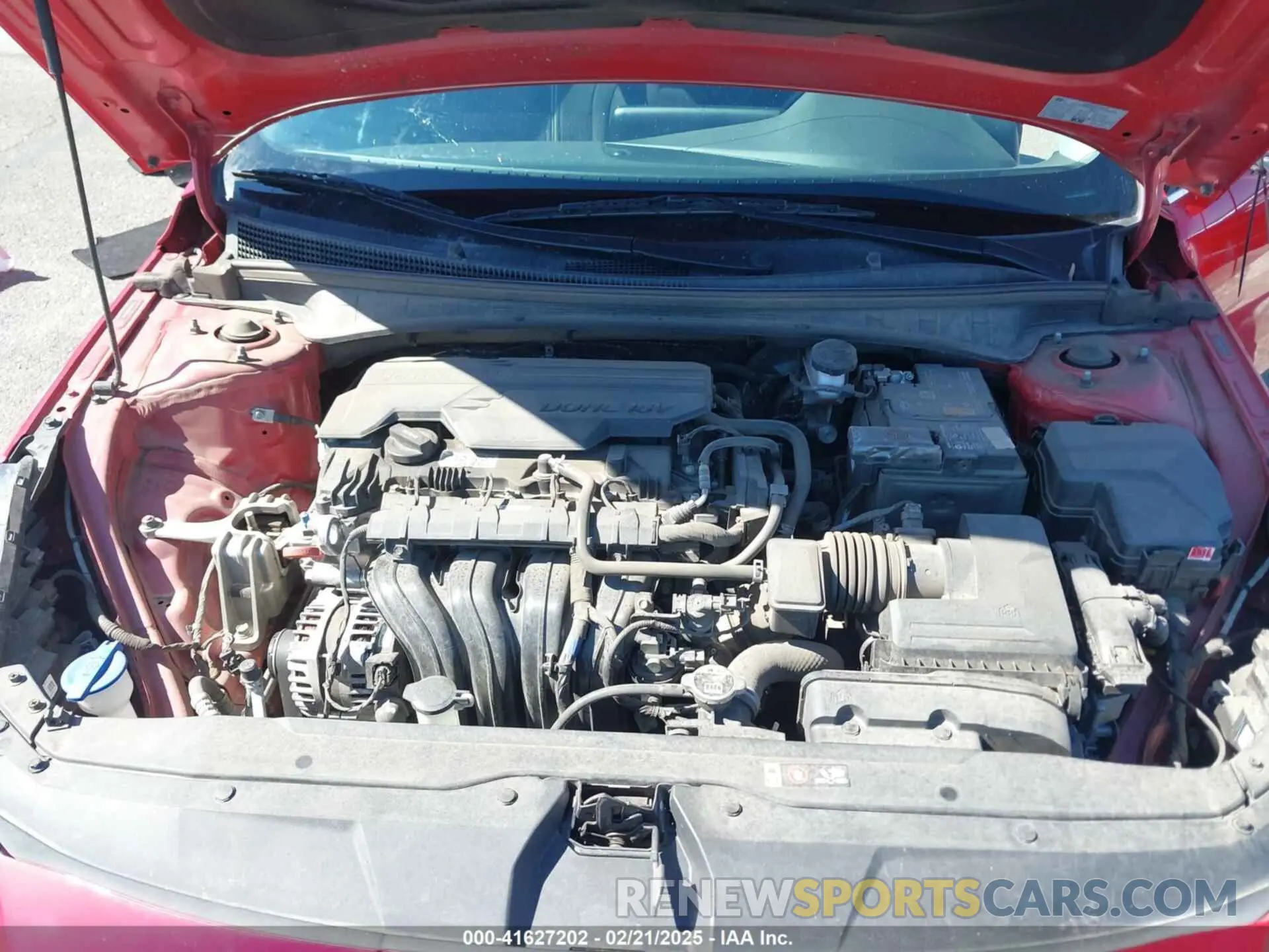 10 fotografías del automóvil dañado 5NPLN4AG9NH082970 HYUNDAI ELANTRA 2022