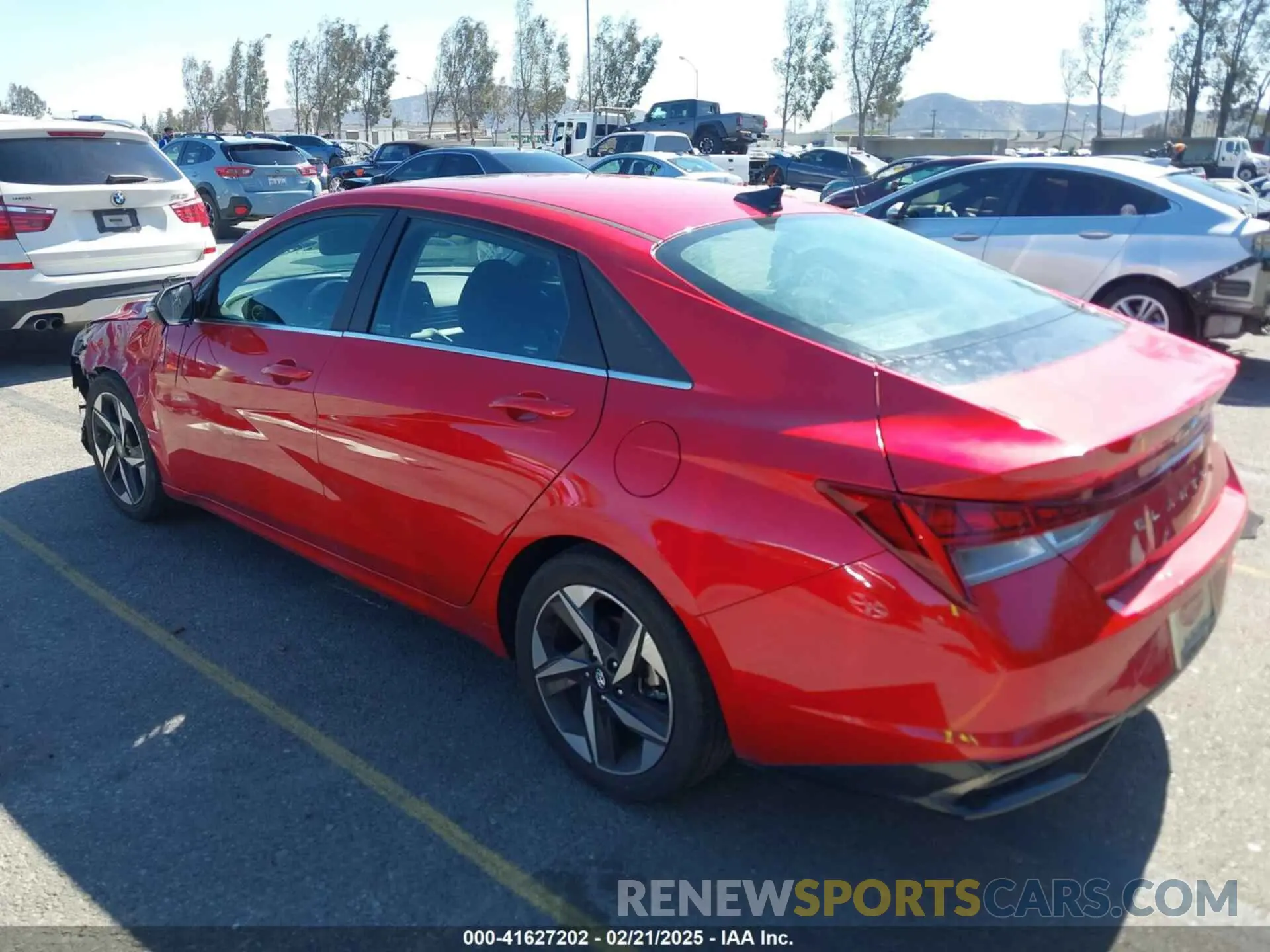 3 fotografías del automóvil dañado 5NPLN4AG9NH082970 HYUNDAI ELANTRA 2022