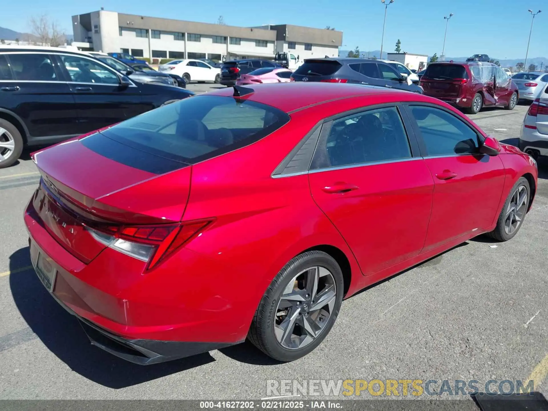 4 fotografías del automóvil dañado 5NPLN4AG9NH082970 HYUNDAI ELANTRA 2022