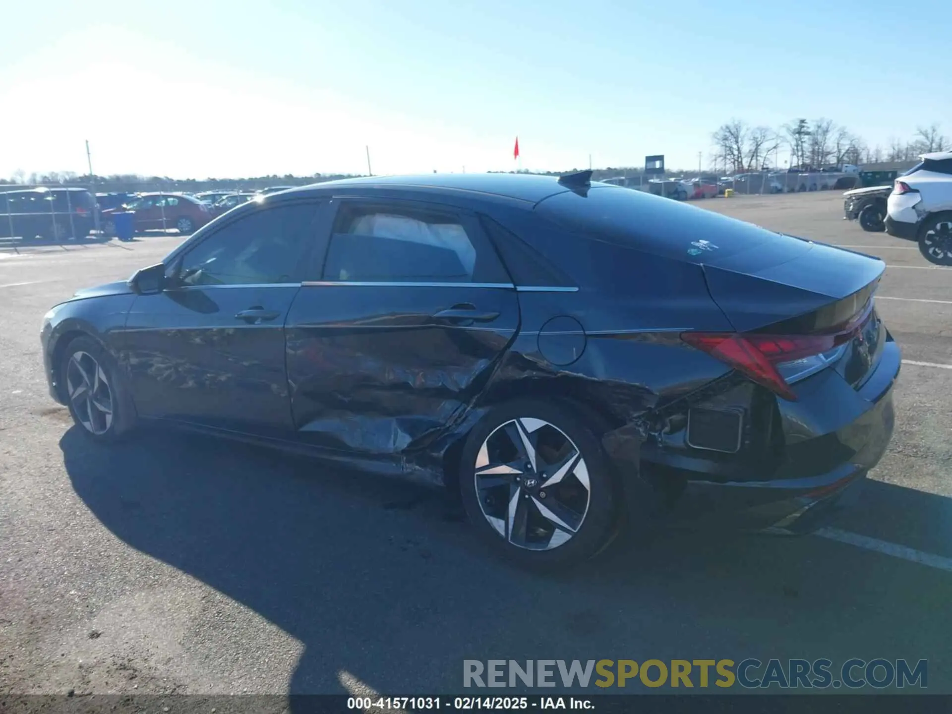 14 fotografías del automóvil dañado 5NPLN4AGXNH057009 HYUNDAI ELANTRA 2022