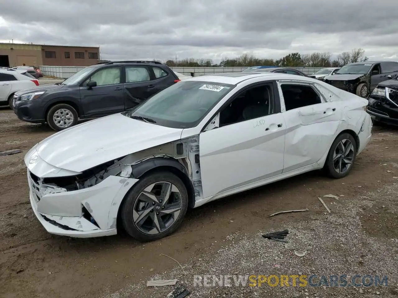 1 fotografías del automóvil dañado 5NPLP4AG2NH075546 HYUNDAI ELANTRA 2022
