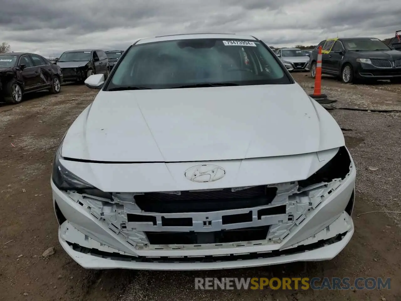 5 fotografías del automóvil dañado 5NPLP4AG2NH075546 HYUNDAI ELANTRA 2022