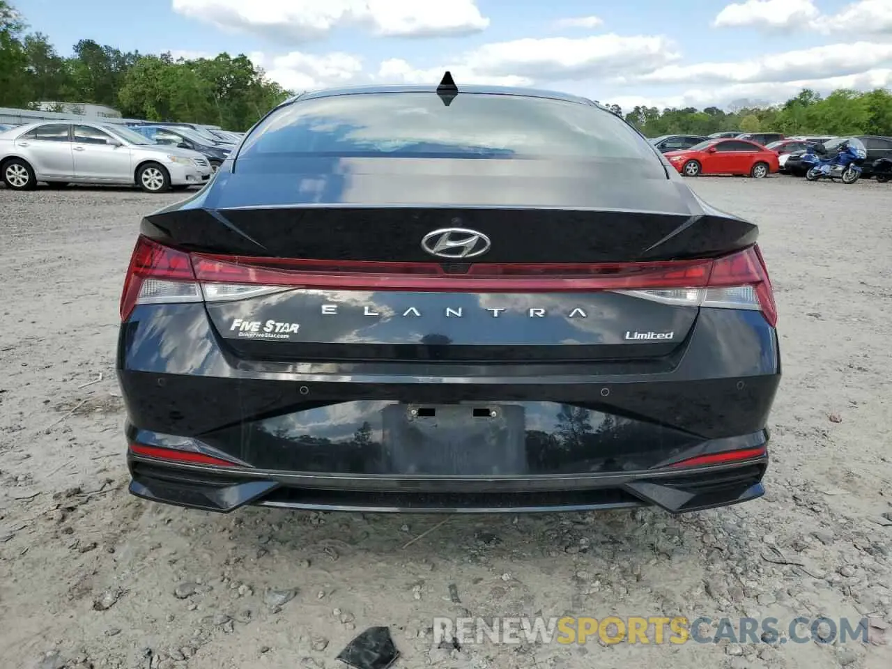 6 fotografías del automóvil dañado 5NPLP4AG6NH068079 HYUNDAI ELANTRA 2022