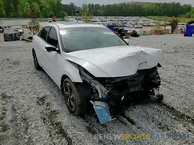 13 fotografías del automóvil dañado 5NPLP4AG6NH069524 HYUNDAI ELANTRA 2022