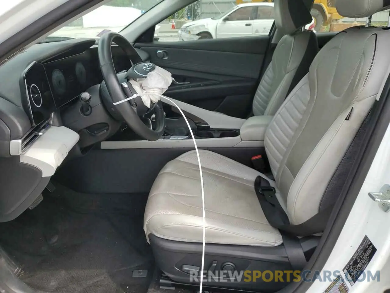 7 fotografías del automóvil dañado 5NPLP4AG6NH069524 HYUNDAI ELANTRA 2022