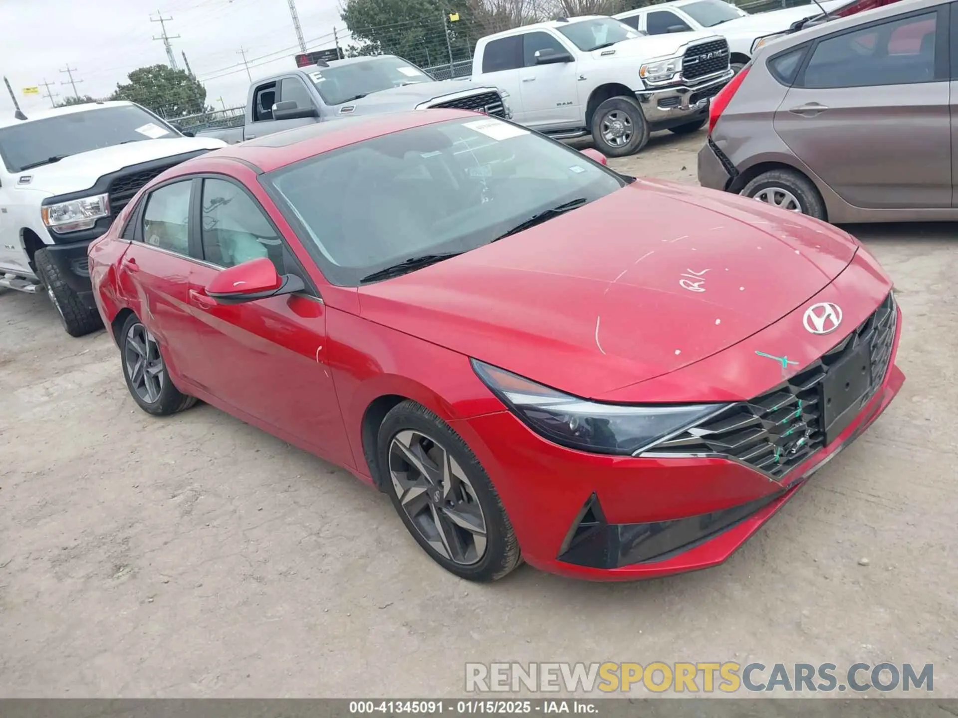 1 fotografías del automóvil dañado 5NPLP4AG7NH076157 HYUNDAI ELANTRA 2022