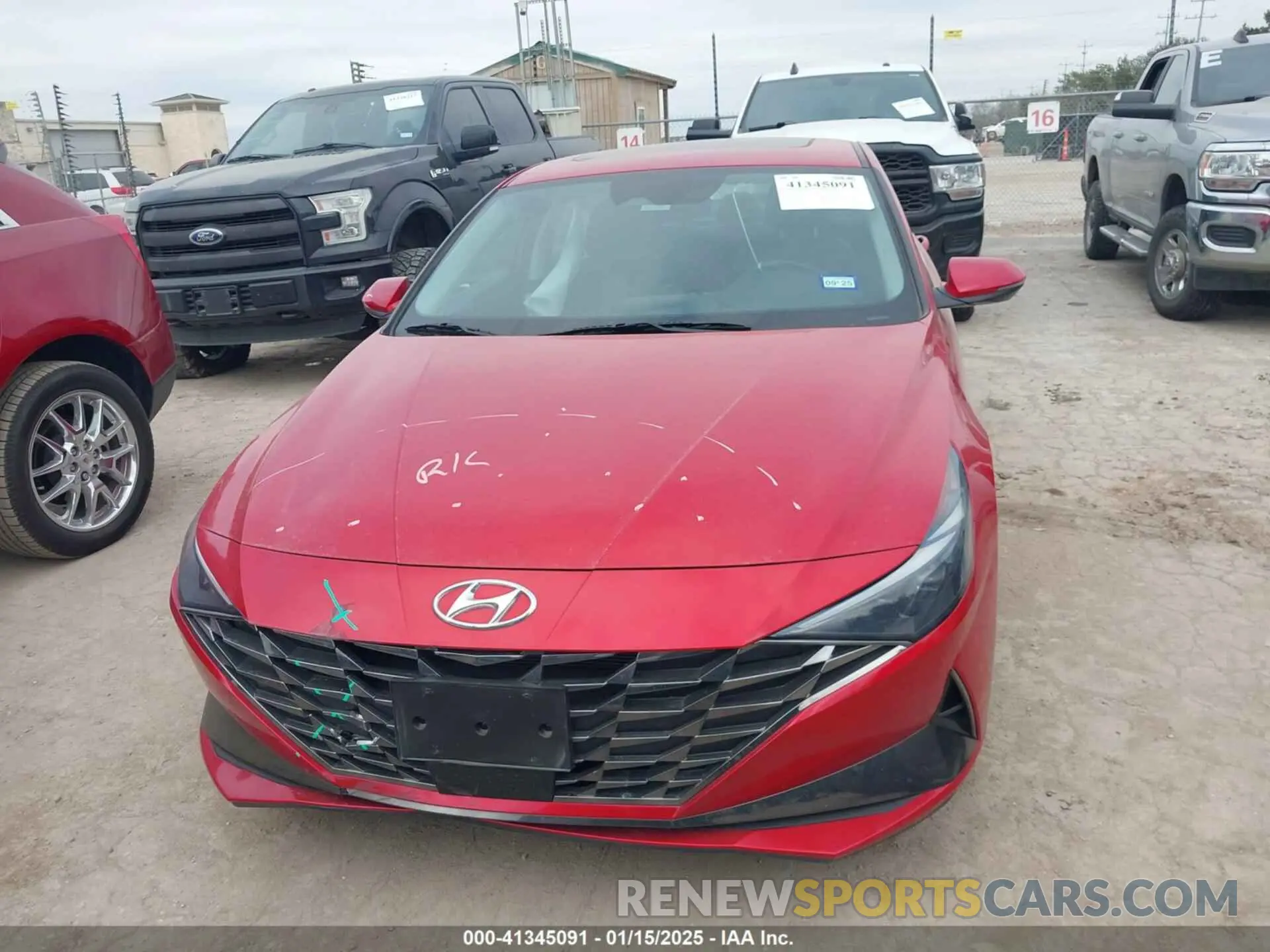 12 fotografías del automóvil dañado 5NPLP4AG7NH076157 HYUNDAI ELANTRA 2022