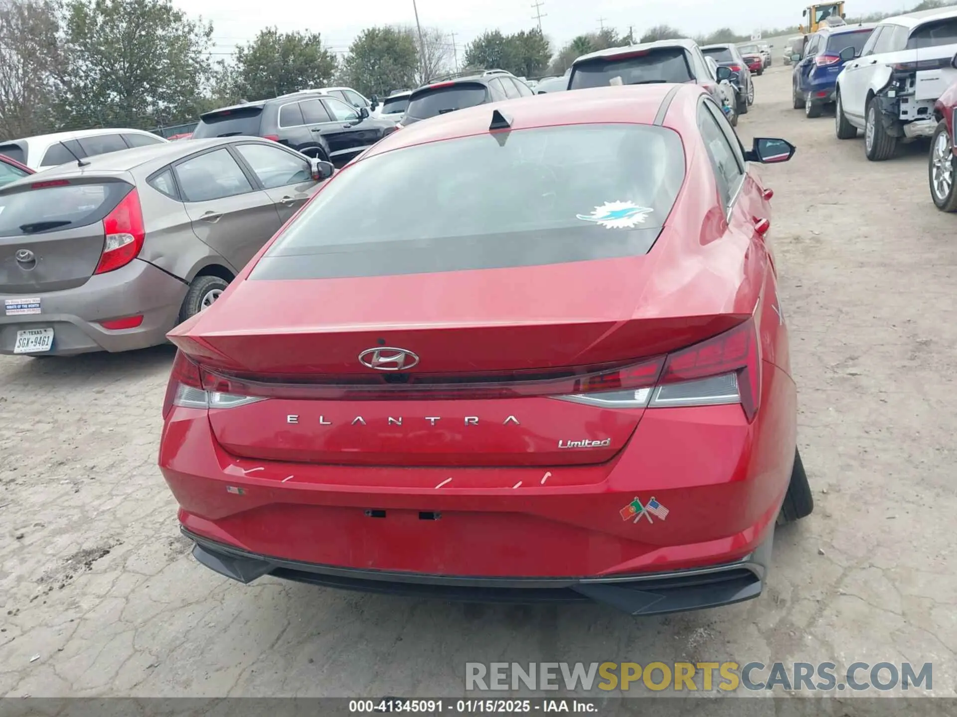 16 fotografías del automóvil dañado 5NPLP4AG7NH076157 HYUNDAI ELANTRA 2022