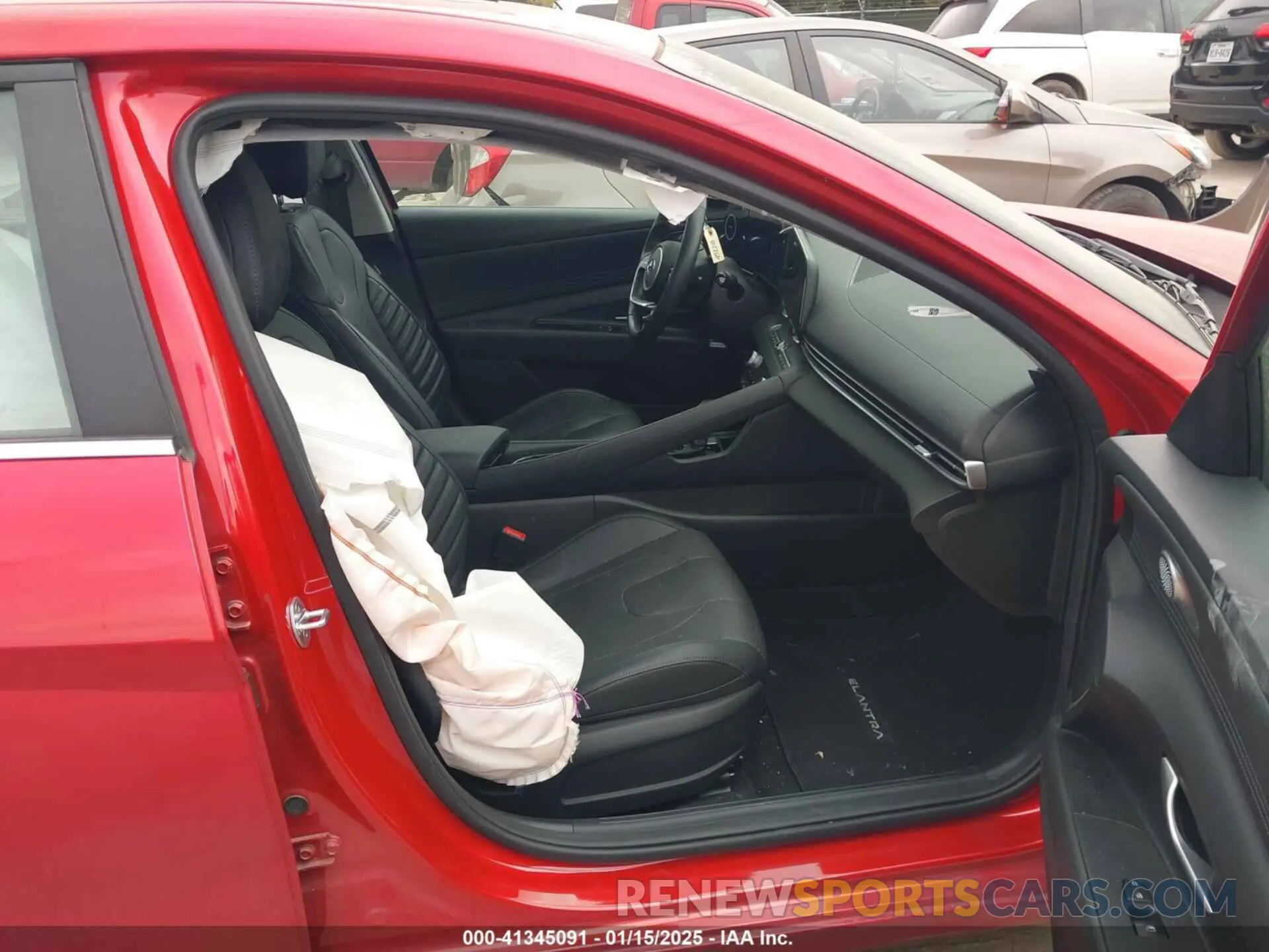5 fotografías del automóvil dañado 5NPLP4AG7NH076157 HYUNDAI ELANTRA 2022
