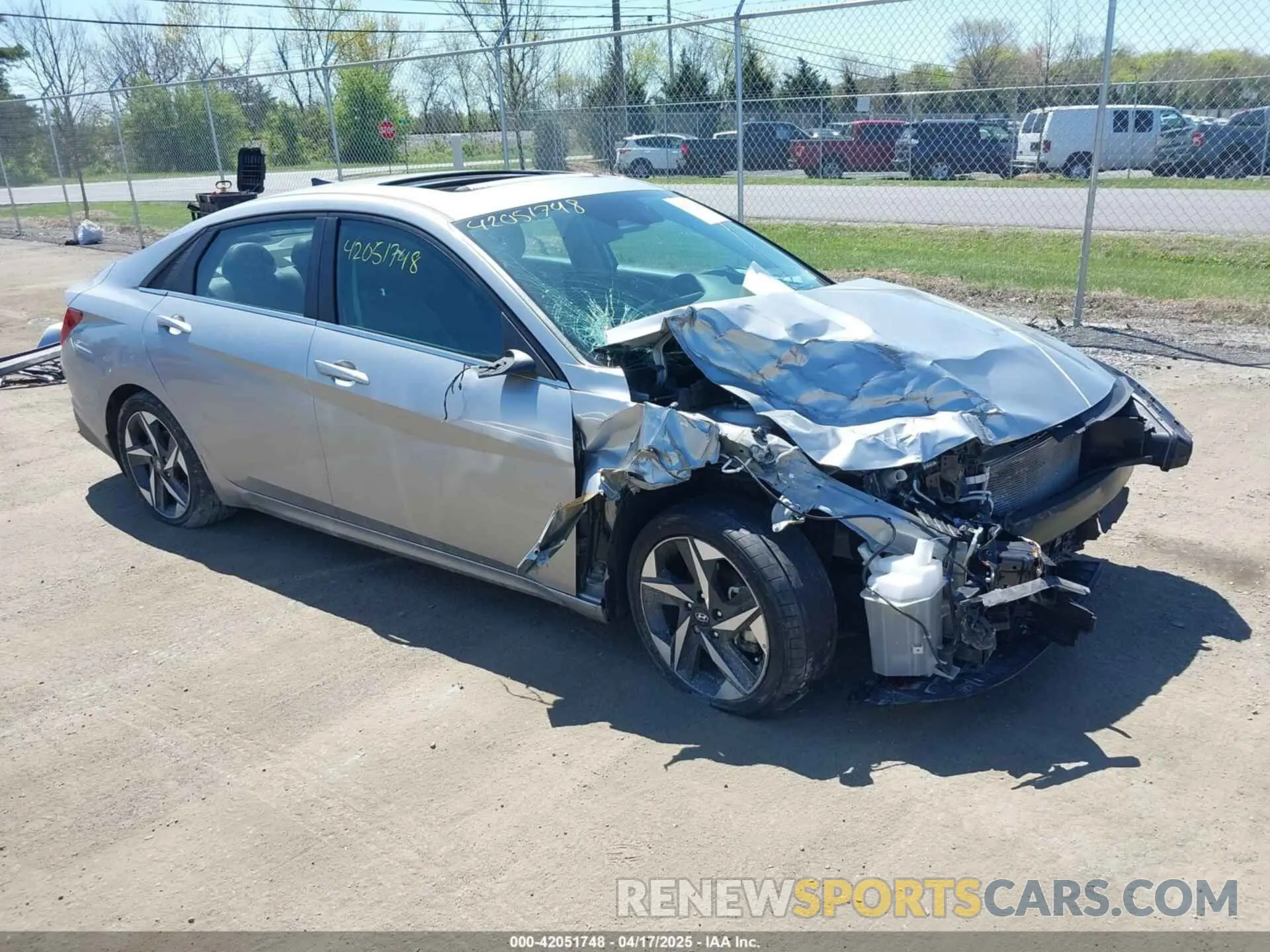 1 fotografías del automóvil dañado 5NPLP4AG8NH078032 HYUNDAI ELANTRA 2022