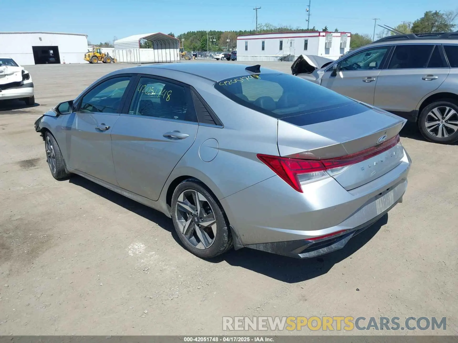3 fotografías del automóvil dañado 5NPLP4AG8NH078032 HYUNDAI ELANTRA 2022