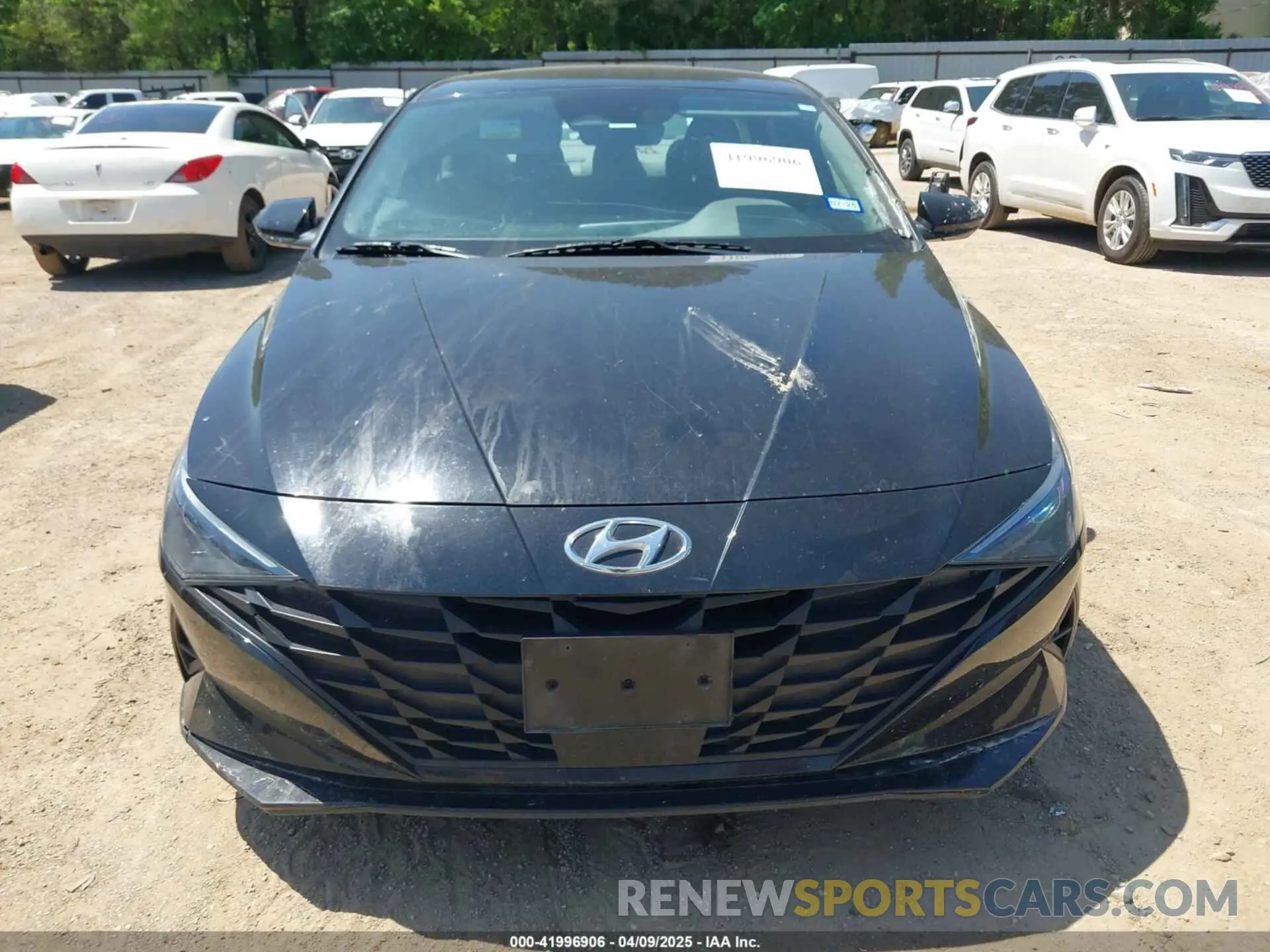 11 fotografías del automóvil dañado 5NPLS4AG0NH054886 HYUNDAI ELANTRA 2022