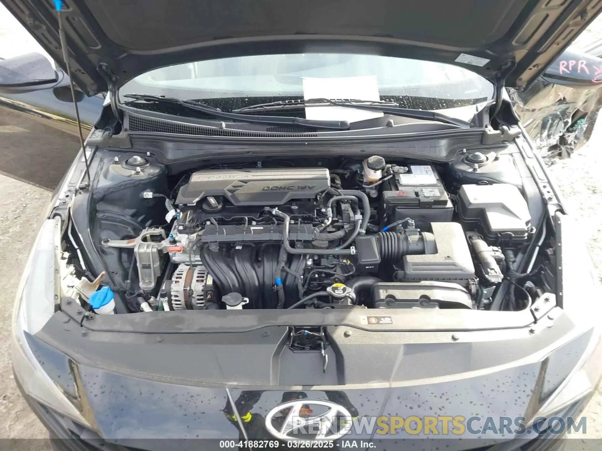 10 fotografías del automóvil dañado 5NPLS4AG0NH076385 HYUNDAI ELANTRA 2022