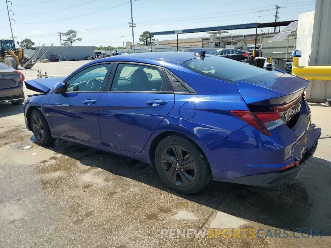2 fotografías del automóvil dañado 5NPLS4AG1NH056761 HYUNDAI ELANTRA 2022