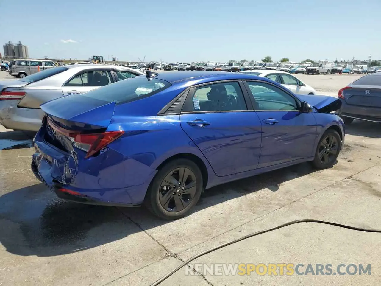 3 fotografías del automóvil dañado 5NPLS4AG1NH056761 HYUNDAI ELANTRA 2022