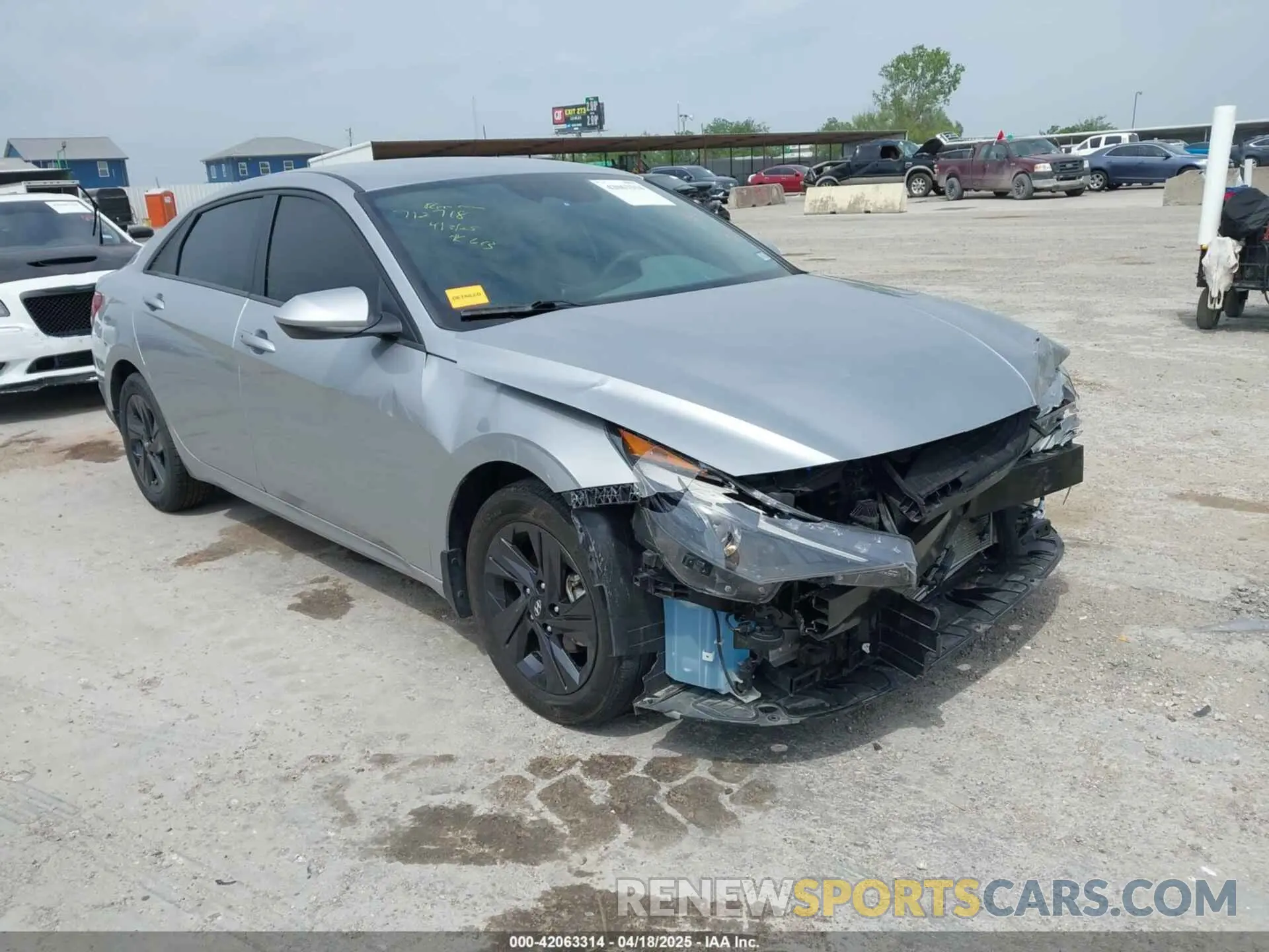 1 fotografías del automóvil dañado 5NPLS4AG1NH061149 HYUNDAI ELANTRA 2022