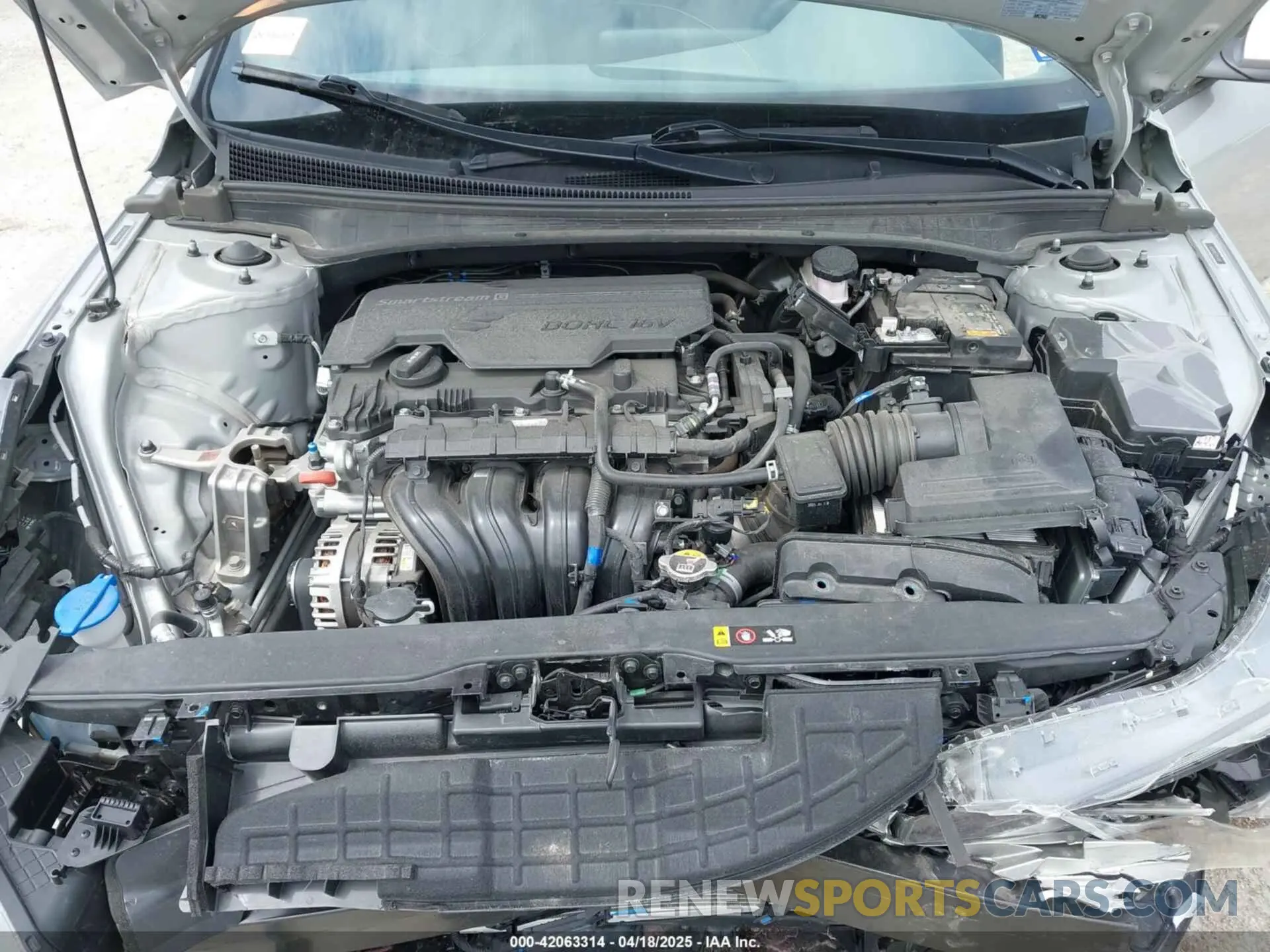 10 fotografías del automóvil dañado 5NPLS4AG1NH061149 HYUNDAI ELANTRA 2022