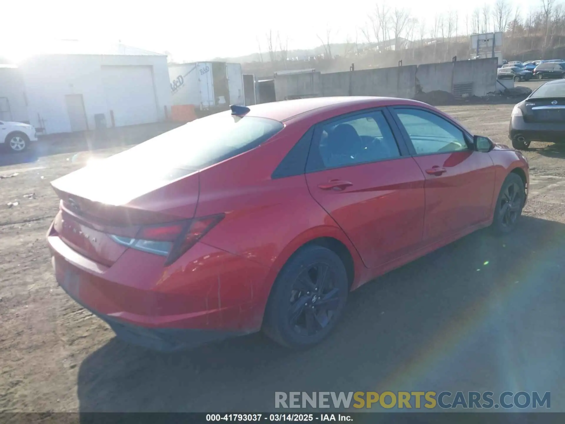 4 fotografías del automóvil dañado 5NPLS4AG1NH072068 HYUNDAI ELANTRA 2022