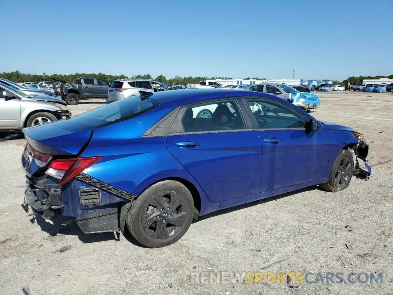 3 fotografías del automóvil dañado 5NPLS4AG2NH059944 HYUNDAI ELANTRA 2022