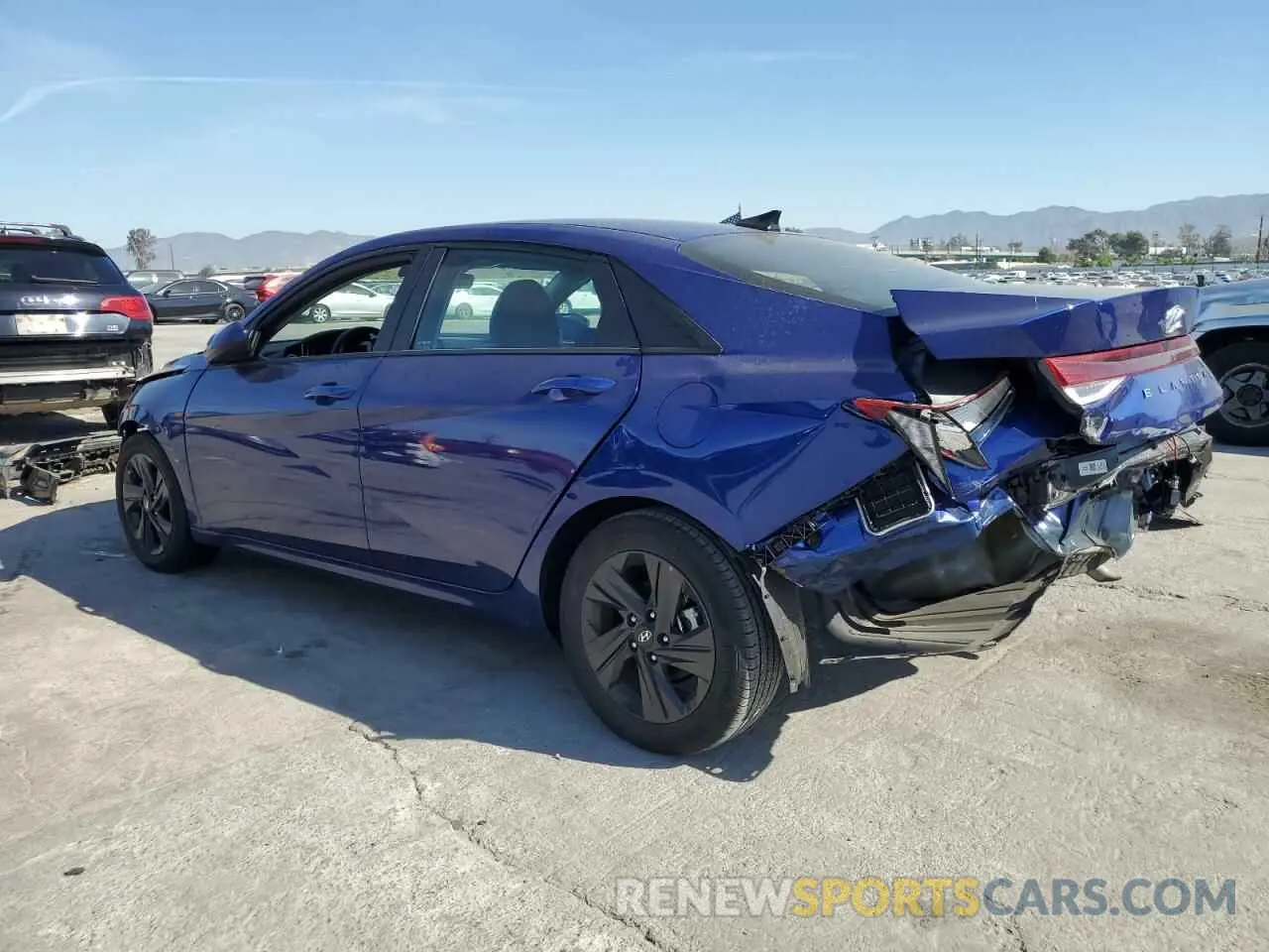 2 fotografías del automóvil dañado 5NPLS4AG2NH073133 HYUNDAI ELANTRA 2022