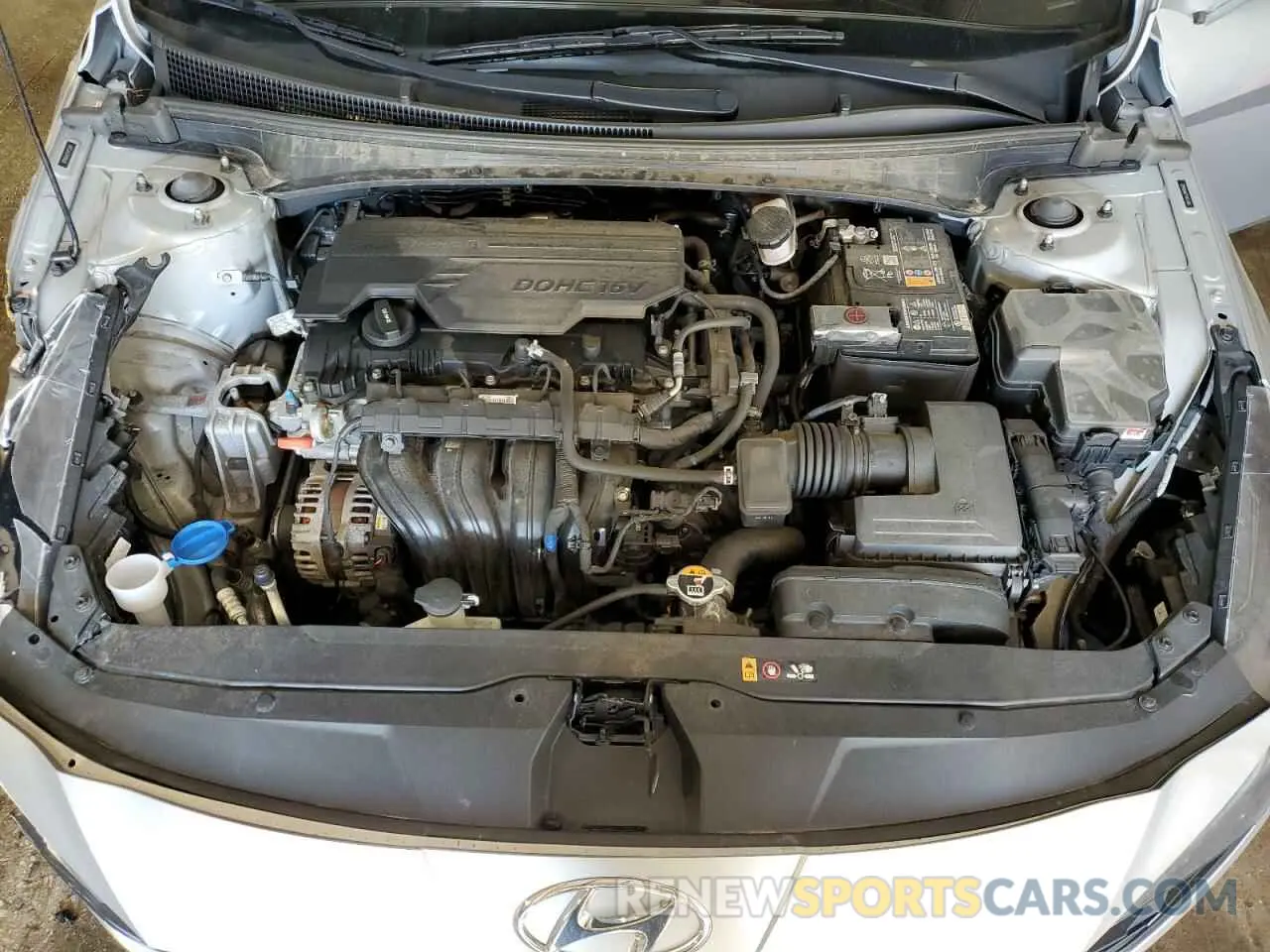 11 fotografías del automóvil dañado 5NPLS4AG2NH083628 HYUNDAI ELANTRA 2022