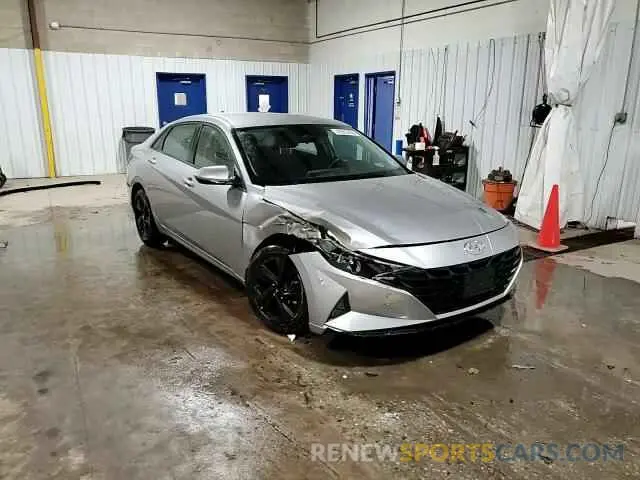 14 fotografías del automóvil dañado 5NPLS4AG2NH083628 HYUNDAI ELANTRA 2022