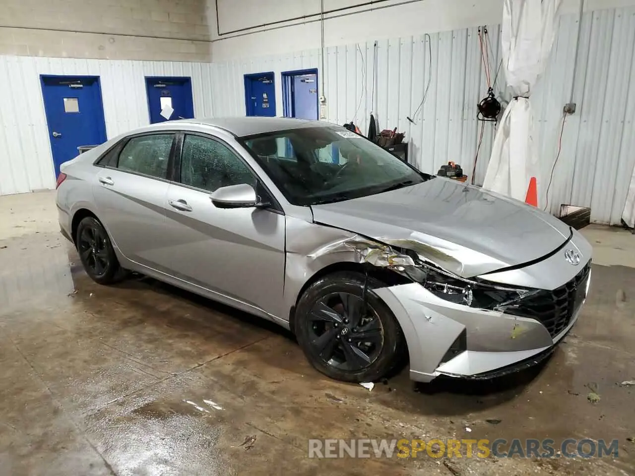4 fotografías del automóvil dañado 5NPLS4AG2NH083628 HYUNDAI ELANTRA 2022