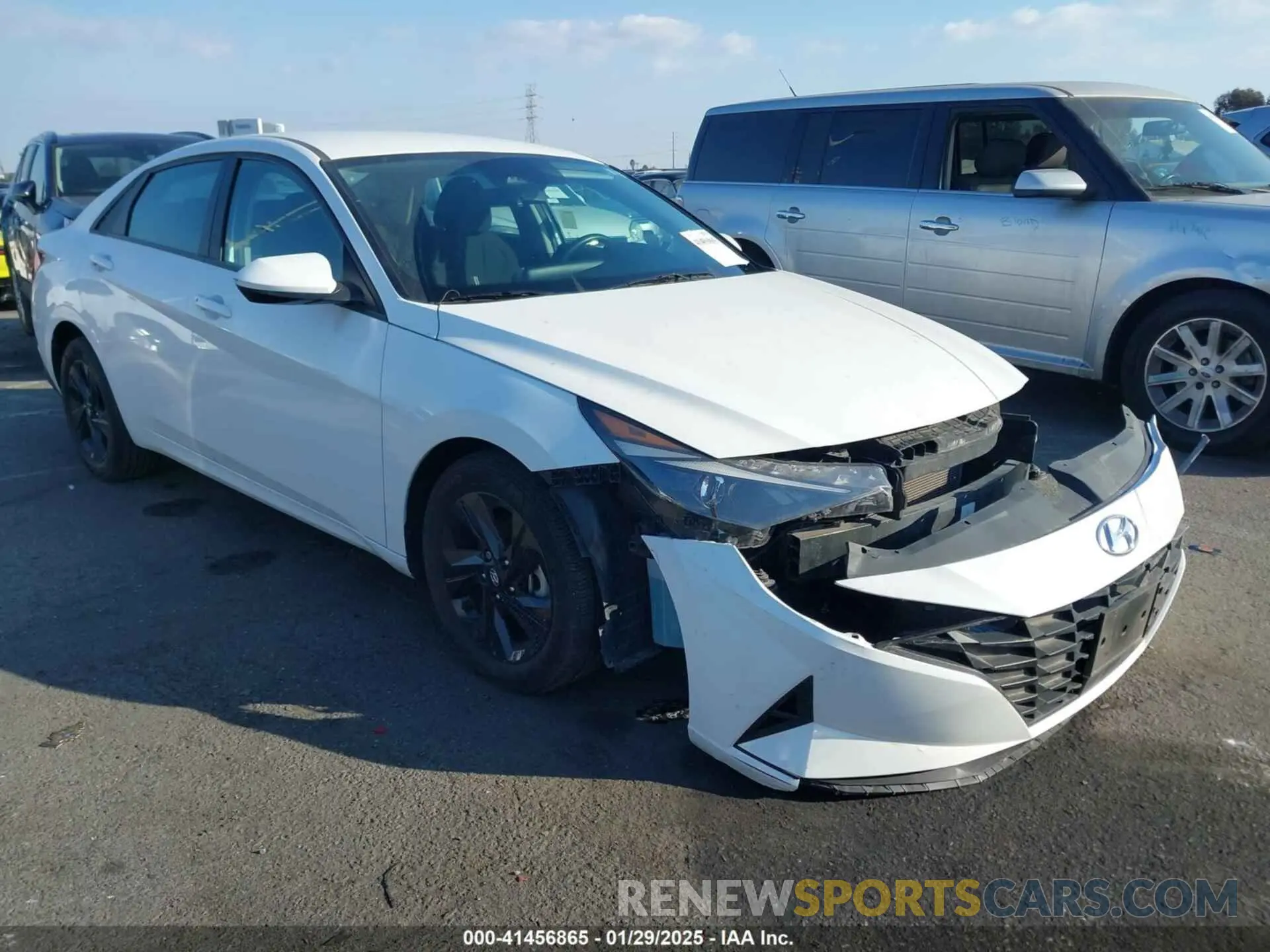 1 fotografías del automóvil dañado 5NPLS4AG3NH077191 HYUNDAI ELANTRA 2022