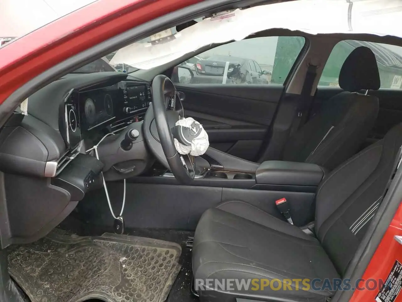 7 fotografías del automóvil dañado 5NPLS4AG4NH057029 HYUNDAI ELANTRA 2022