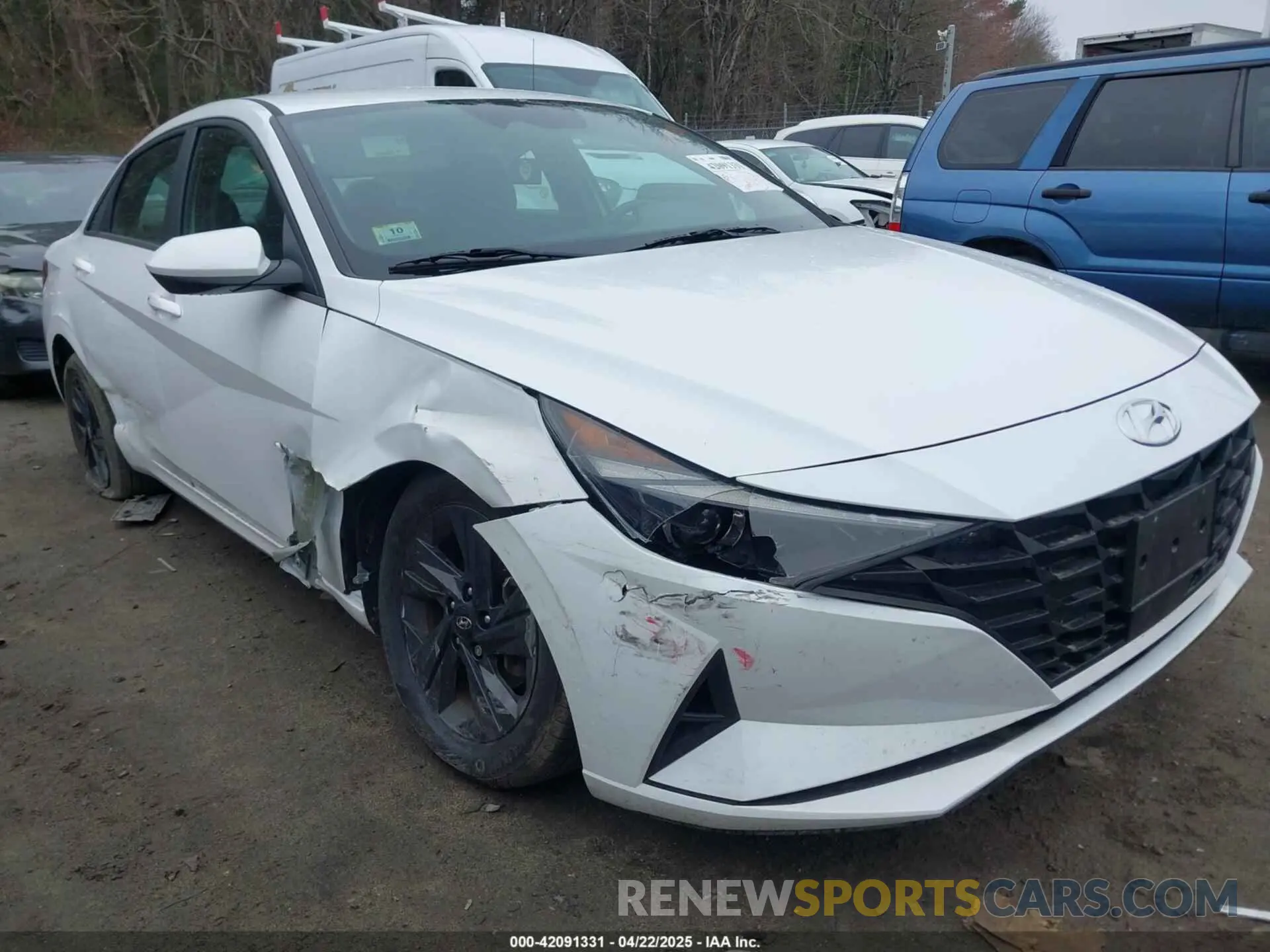 1 fotografías del automóvil dañado 5NPLS4AG6NH057761 HYUNDAI ELANTRA 2022