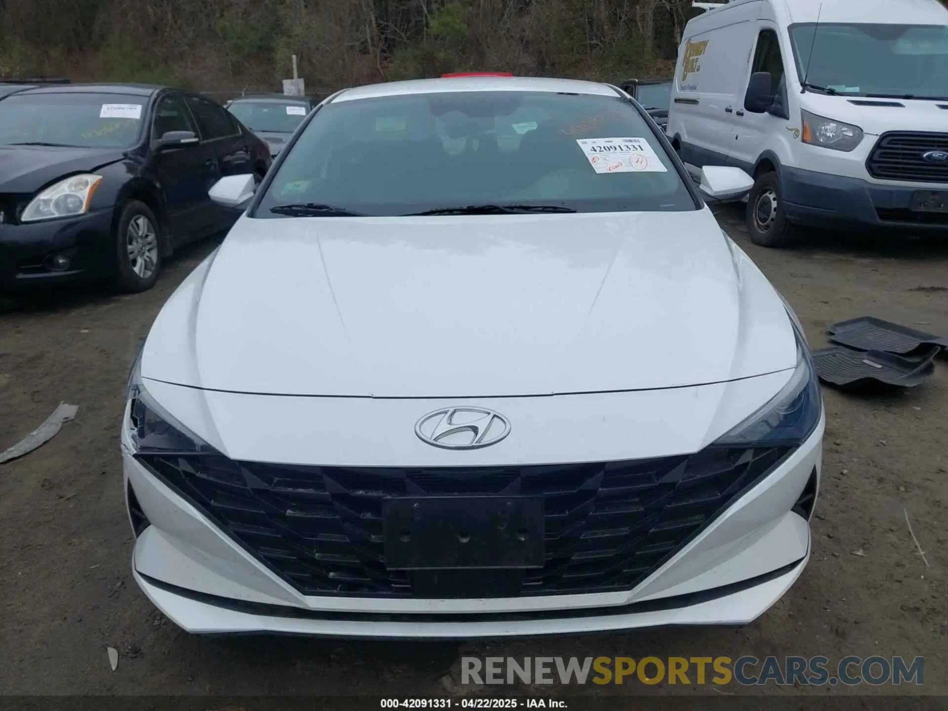 12 fotografías del automóvil dañado 5NPLS4AG6NH057761 HYUNDAI ELANTRA 2022