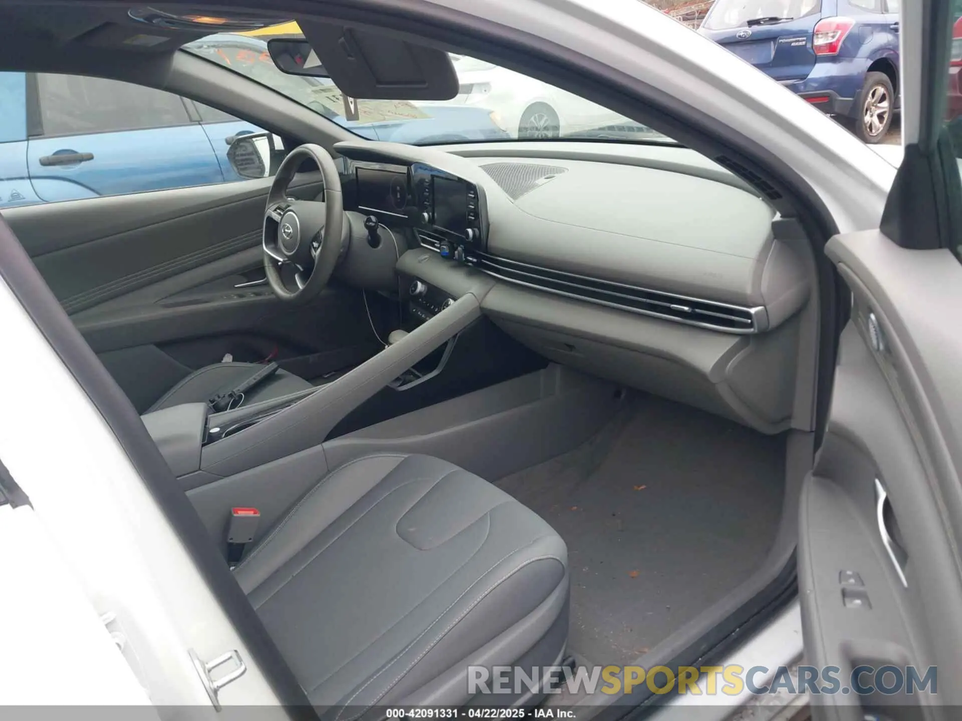 5 fotografías del automóvil dañado 5NPLS4AG6NH057761 HYUNDAI ELANTRA 2022