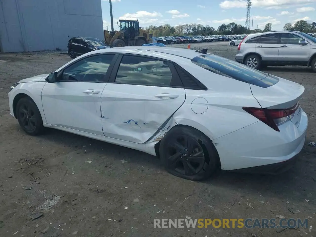 2 fotografías del automóvil dañado 5NPLS4AG6NH064760 HYUNDAI ELANTRA 2022
