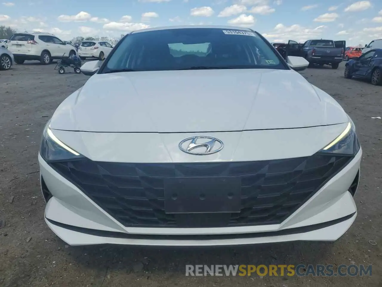 5 fotografías del automóvil dañado 5NPLS4AG6NH064760 HYUNDAI ELANTRA 2022