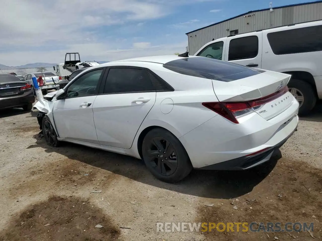 2 fotografías del automóvil dañado 5NPLS4AG6NH066802 HYUNDAI ELANTRA 2022