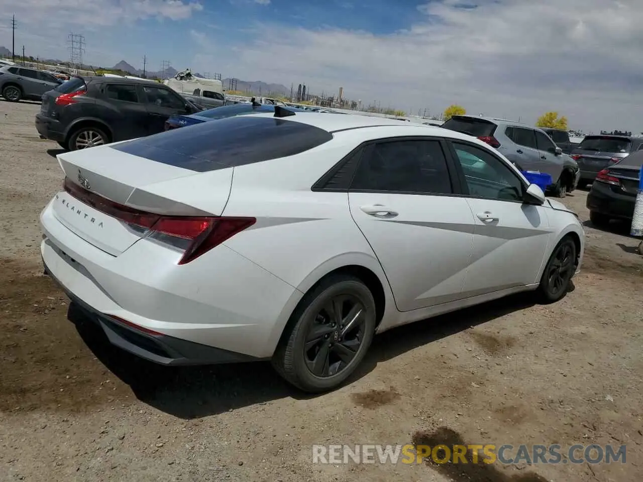3 fotografías del automóvil dañado 5NPLS4AG6NH066802 HYUNDAI ELANTRA 2022
