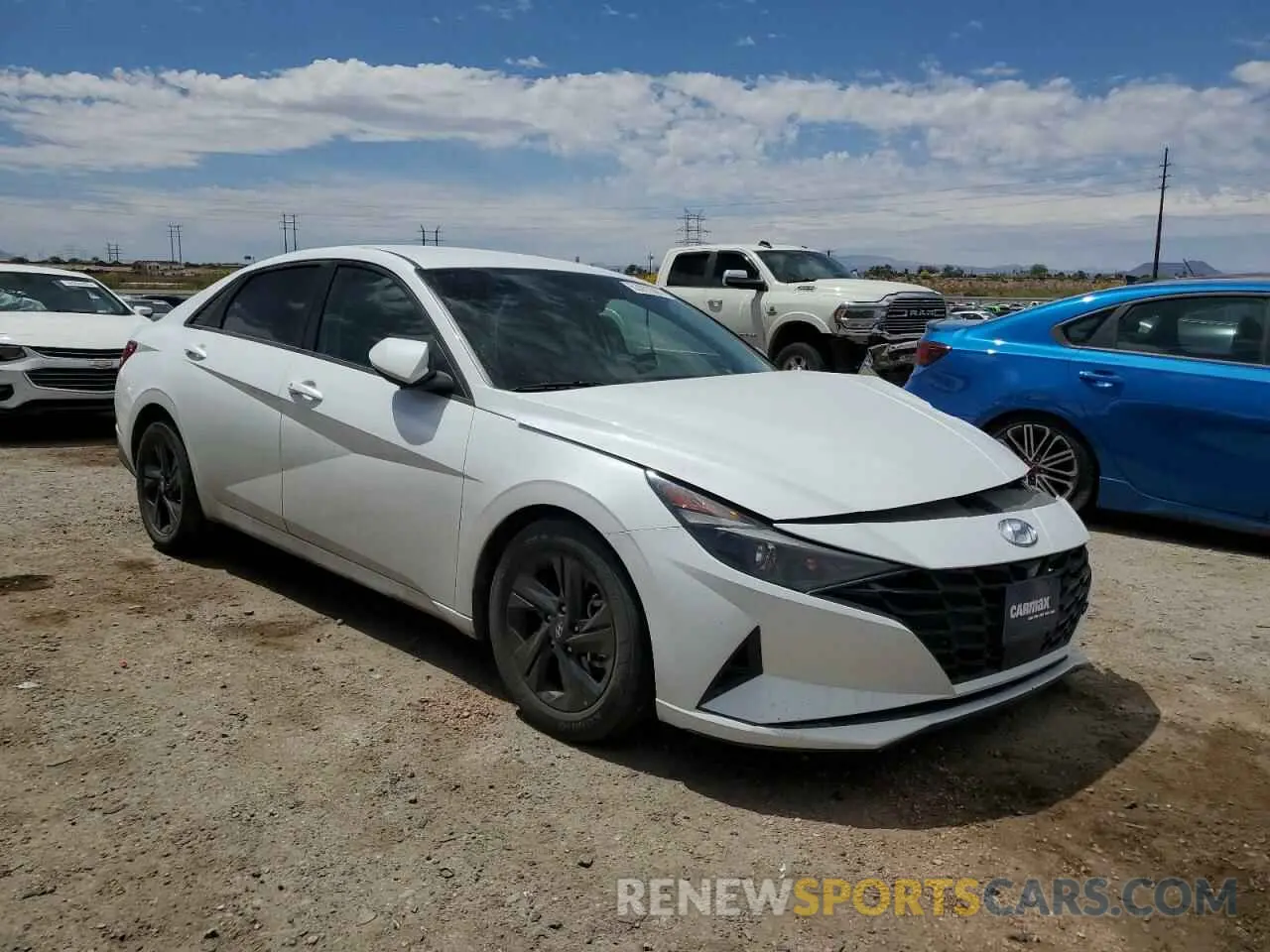 4 fotografías del automóvil dañado 5NPLS4AG6NH066802 HYUNDAI ELANTRA 2022