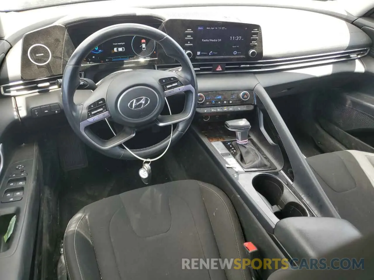 8 fotografías del automóvil dañado 5NPLS4AG6NH066802 HYUNDAI ELANTRA 2022