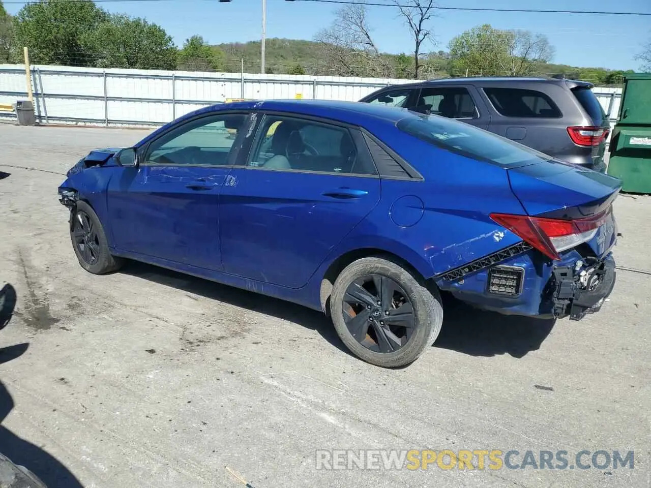 2 fotografías del automóvil dañado 5NPLS4AG8NH060208 HYUNDAI ELANTRA 2022