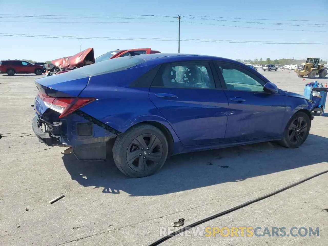 3 fotografías del automóvil dañado 5NPLS4AG8NH060208 HYUNDAI ELANTRA 2022